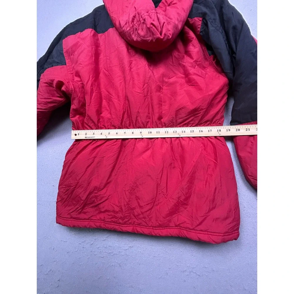 Basic Editions Highland Parkway Nylon Jacket Red Black Large 16/18 Boys